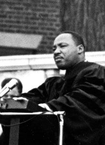 TED SHAW ’76 REMEMBERS  MLK ADDRESS: ‘DON’T WAIT TO CHANGE THE WORLD’