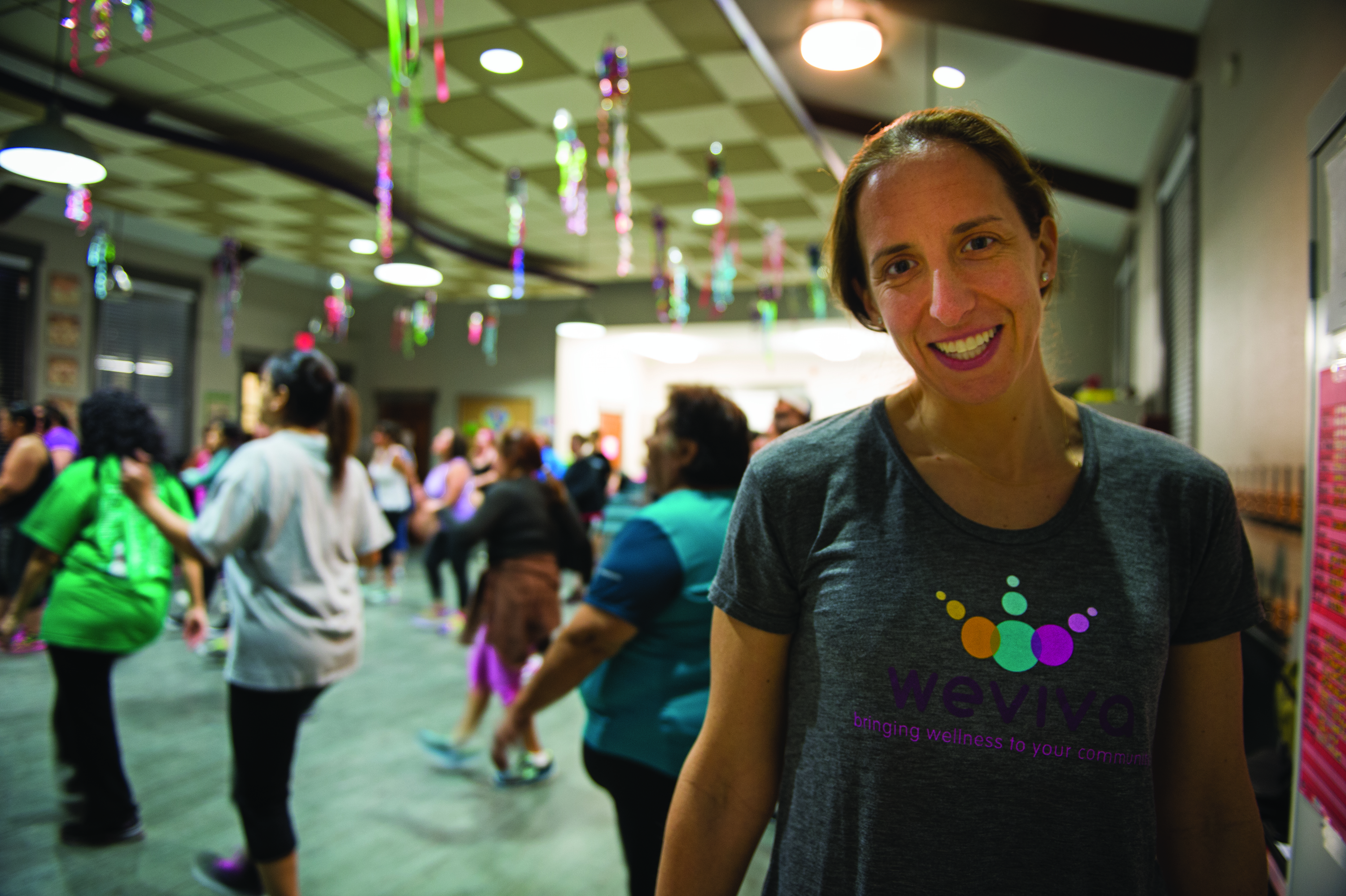 Carolyn Werner Haney ’01, social worker—and now social entrepreneur—brings fitness and wellness programs to populations most in need of them, yet least likely to have access to these opportunities. Photo: Amalia Diaz 