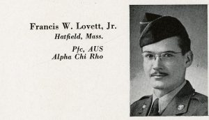 yearbook photo of Lovett