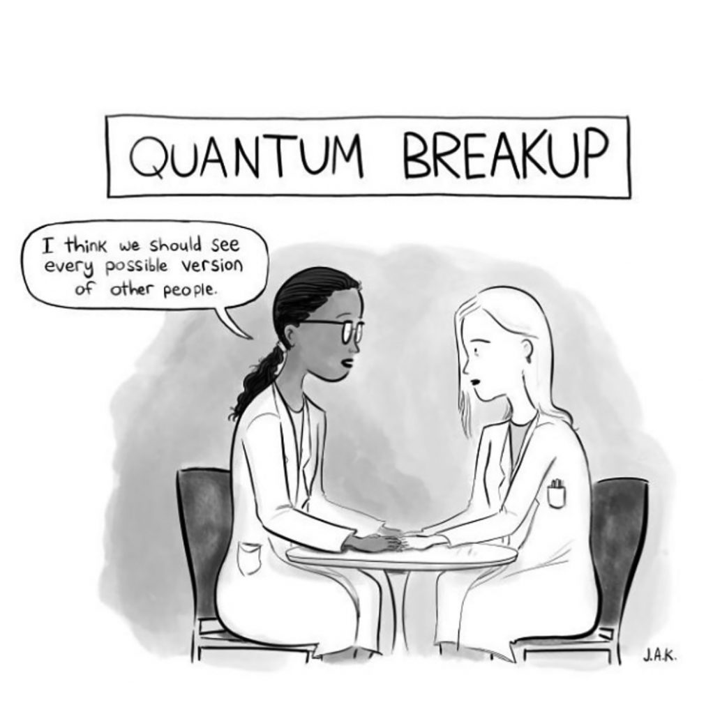 Quantum Breakup cartoon by Jason Adam Katzenstein