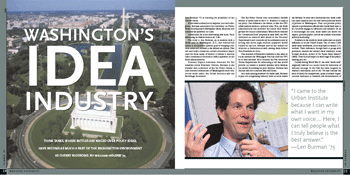 Washington's Idea Industry