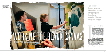 Working the Blank Canvas Wesleyan University Magazine