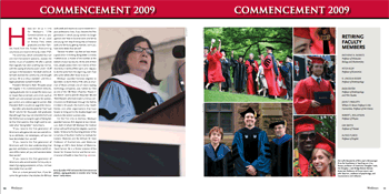 COMMENCEMENT 2009