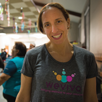 CAROLYN WERNER HANEY ’01:  WEVIVA MEANS  COMMUNITY WELLNESS