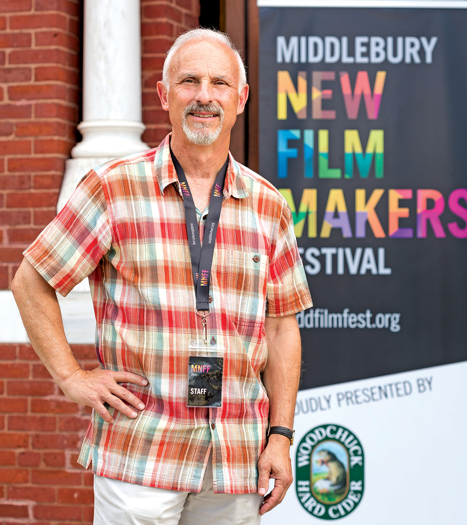 Lloyd Komesar ’74 created a new film festival for first- or second-time filmmakers and attracted a strong contingent of Wesleyan alumni as participants. Photo: Oliver Parini.