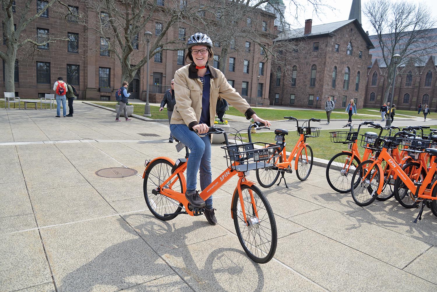 WESLEYAN INTRODUCES SPIN BIKESHARE PROGRAM Wesleyan University