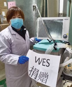 Wesleyan donations to Chinese hospital