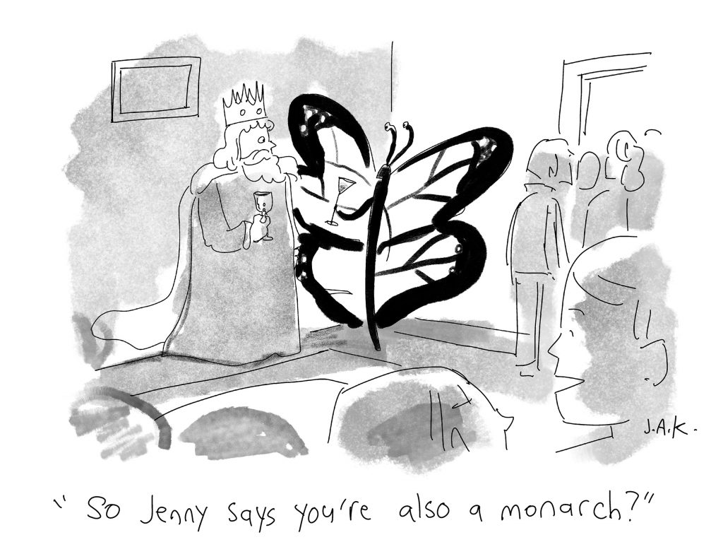 monarch cartoon